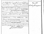 Guiseppa Cuba birth certificate close